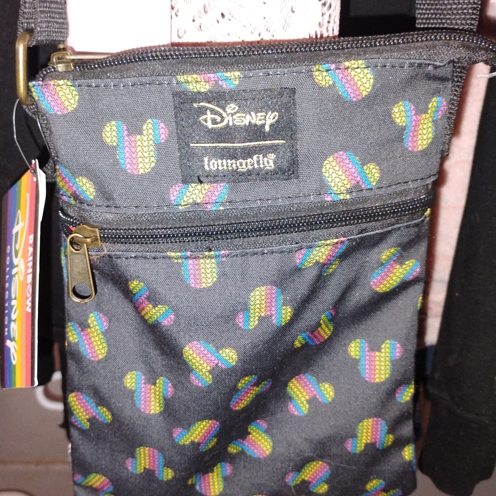 Disney Rainbow Collection Black and Pink Bag